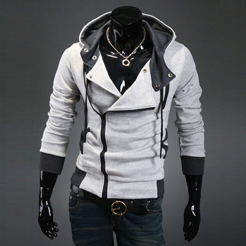 ARA CLOTHING ARTICLE #77015 Asymmetrical Full-Zip Hoodie for Men