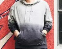 ARA CLOTHING ARTICLE #77016 Men's Ombre Dip-Dye Pullover Hoodie