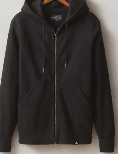 ARA CLOTHING ARTICLE #77027 American Giant Classic Black Full-Zip Hoodie